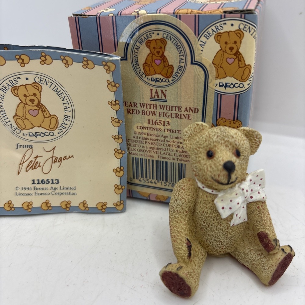 CENTIMENTAL BEARS‎ 1994 Ian WITH BOX BY ENESCO